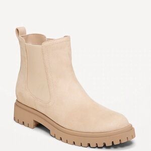 Old Navy Light Tan Ankle Booties